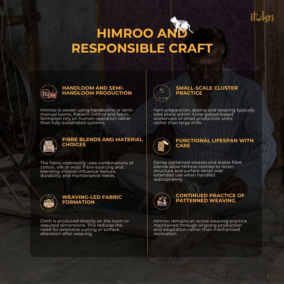 Pink - Himroo Mercerized Cotton Double Bed Cover (93 x 87 in) - Image 7