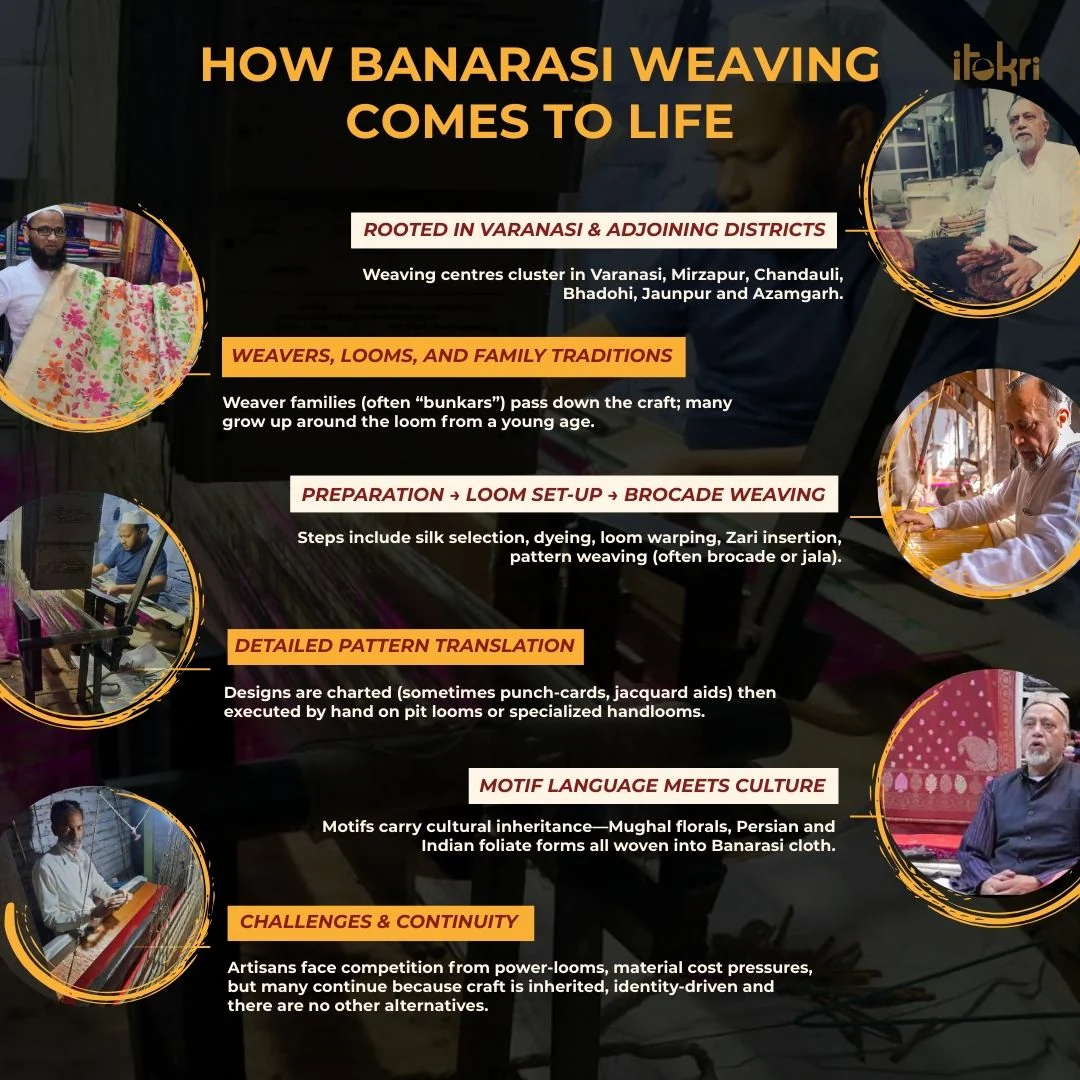 Black - Handloom Pure Katan Silk Kaduwa Zari Buti Banarasi Saree 25 - Image 6