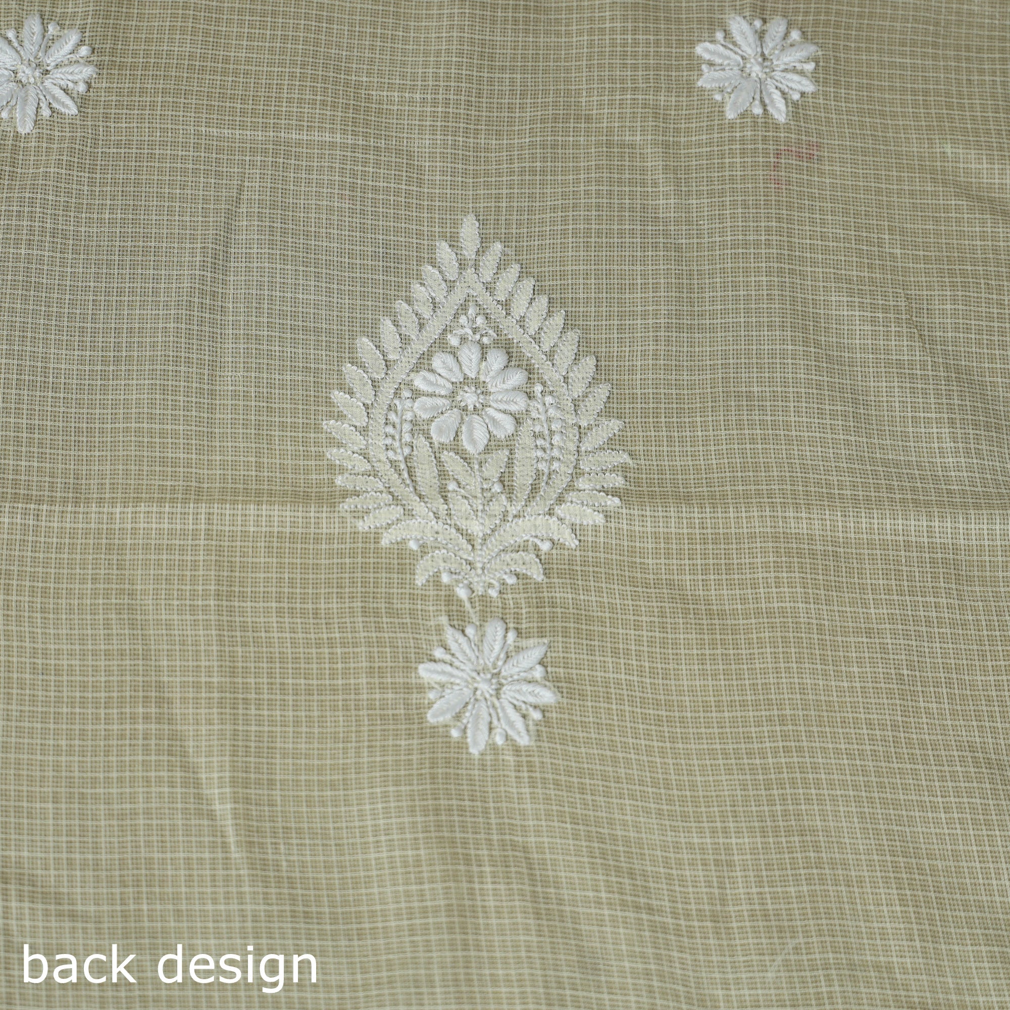 2pc Kota Doria Cotton Unstitched Chikankari Dress Material 13 - Image 6