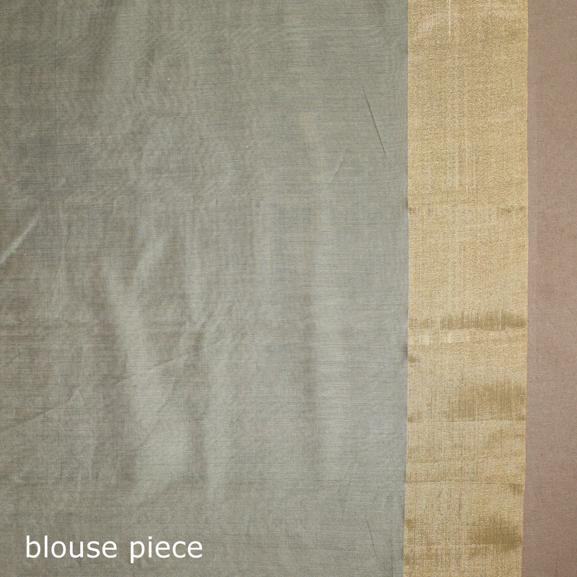 Green - Handloom Zari Work Chanderi Silk Saree 15 - Image 6