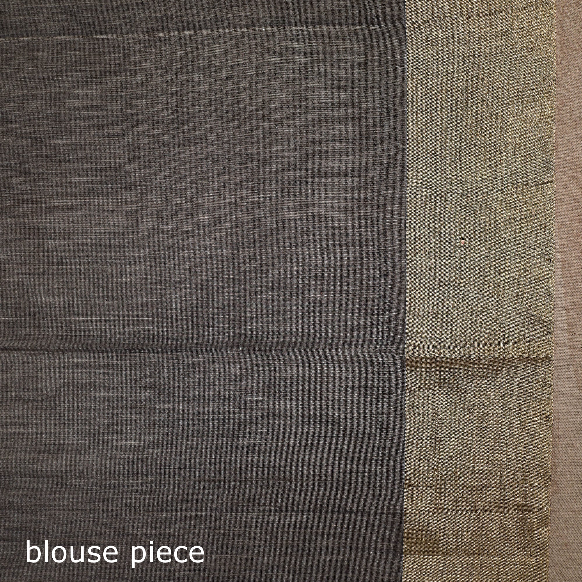 Grey - Handloom Zari Work Chanderi Silk Saree 16 - Image 6