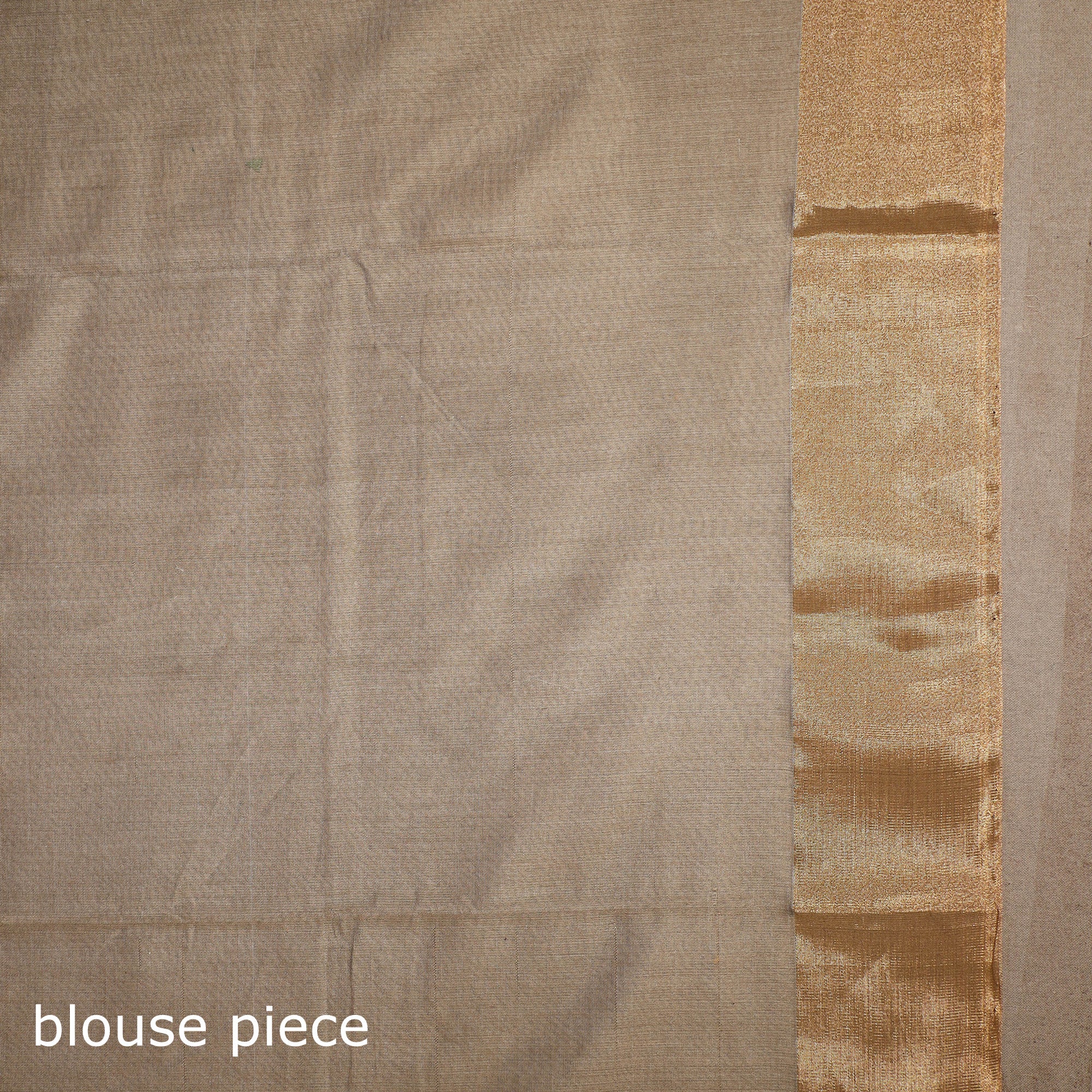 Brown - Handloom Zari Work Chanderi Silk Saree 22 - Image 6