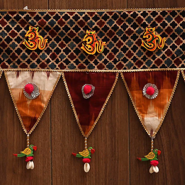Handmade Fabric Toran for Festive Decor 76 - Image 3