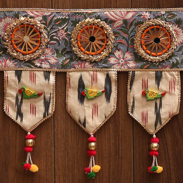 Handmade Fabric Toran for Festive Decor 77 - Image 3