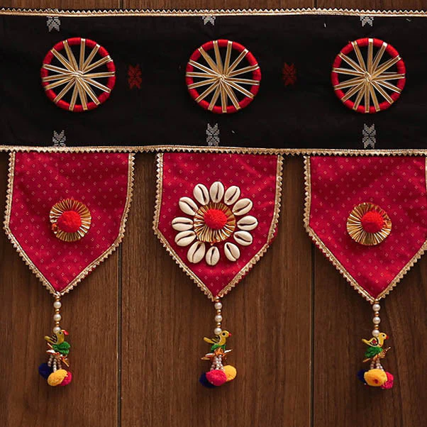 Handmade Fabric Toran for Festive Decor 84 - Image 3