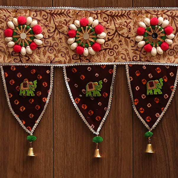 Handmade Fabric Toran for Festive Decor 85 - Image 3