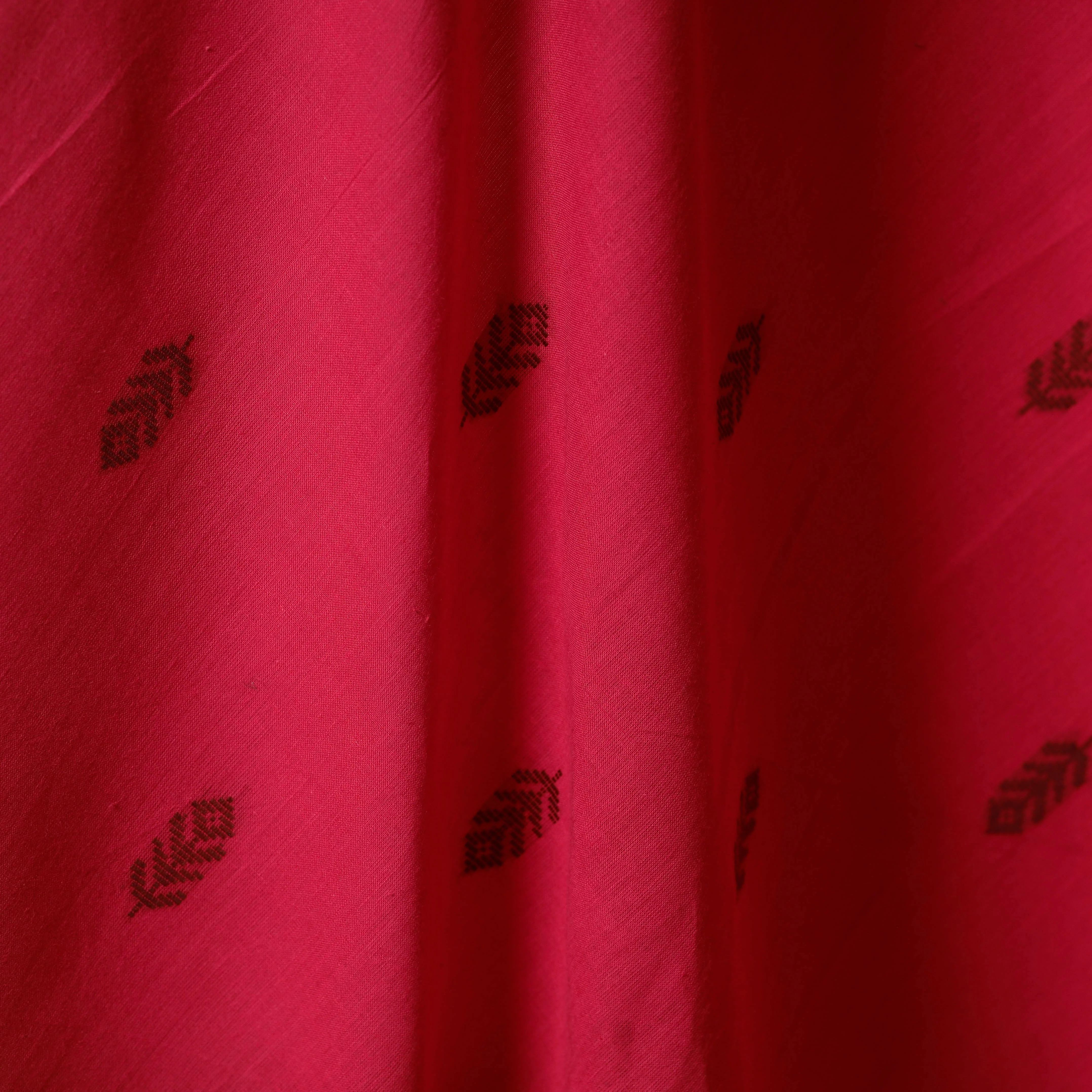 Pink - Prewashed Cotton Jacquard Weave Fabric 25 - Image 3